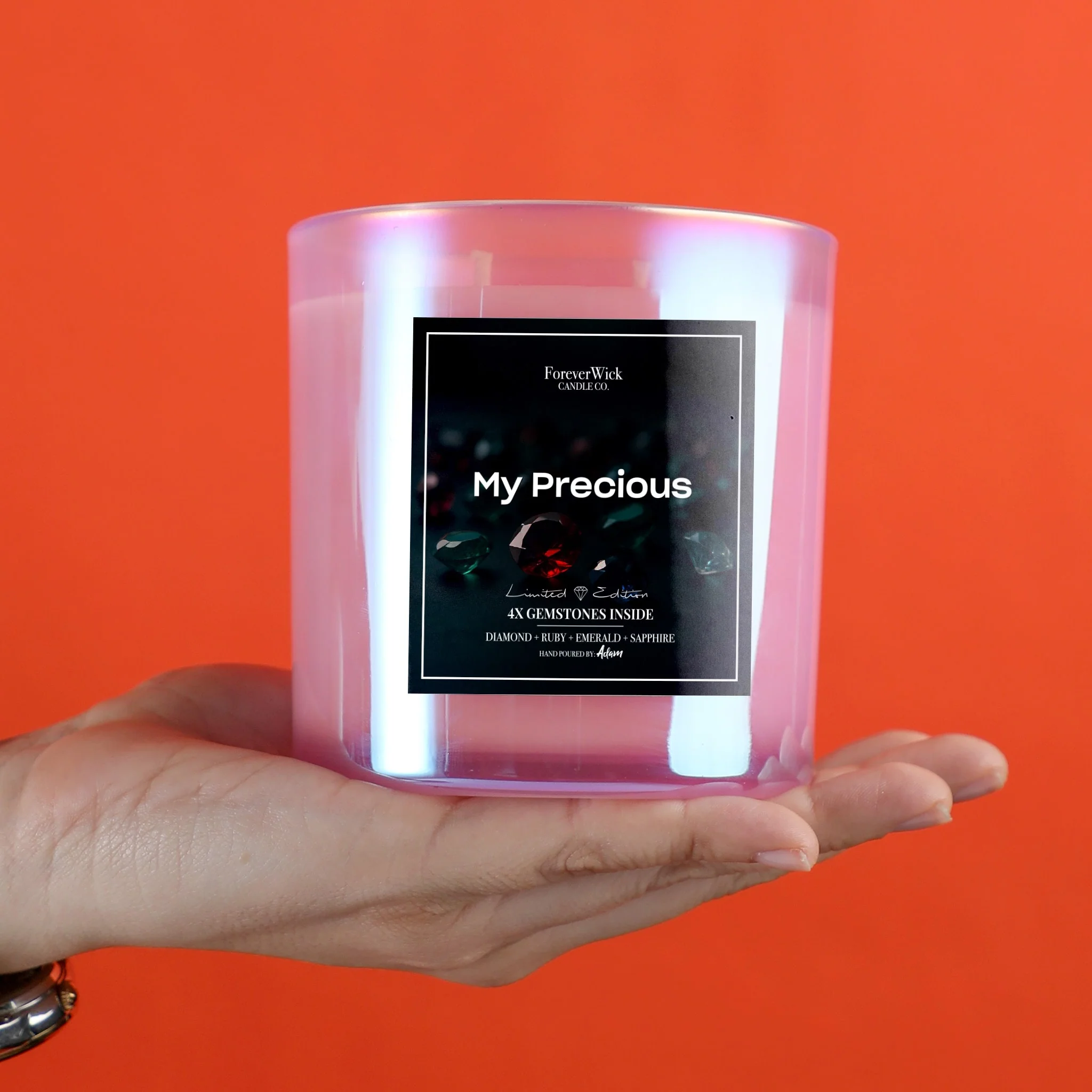 4x Gemtone Candle (Sapphire + Emerald + Ruby + Diamond) - Image 6