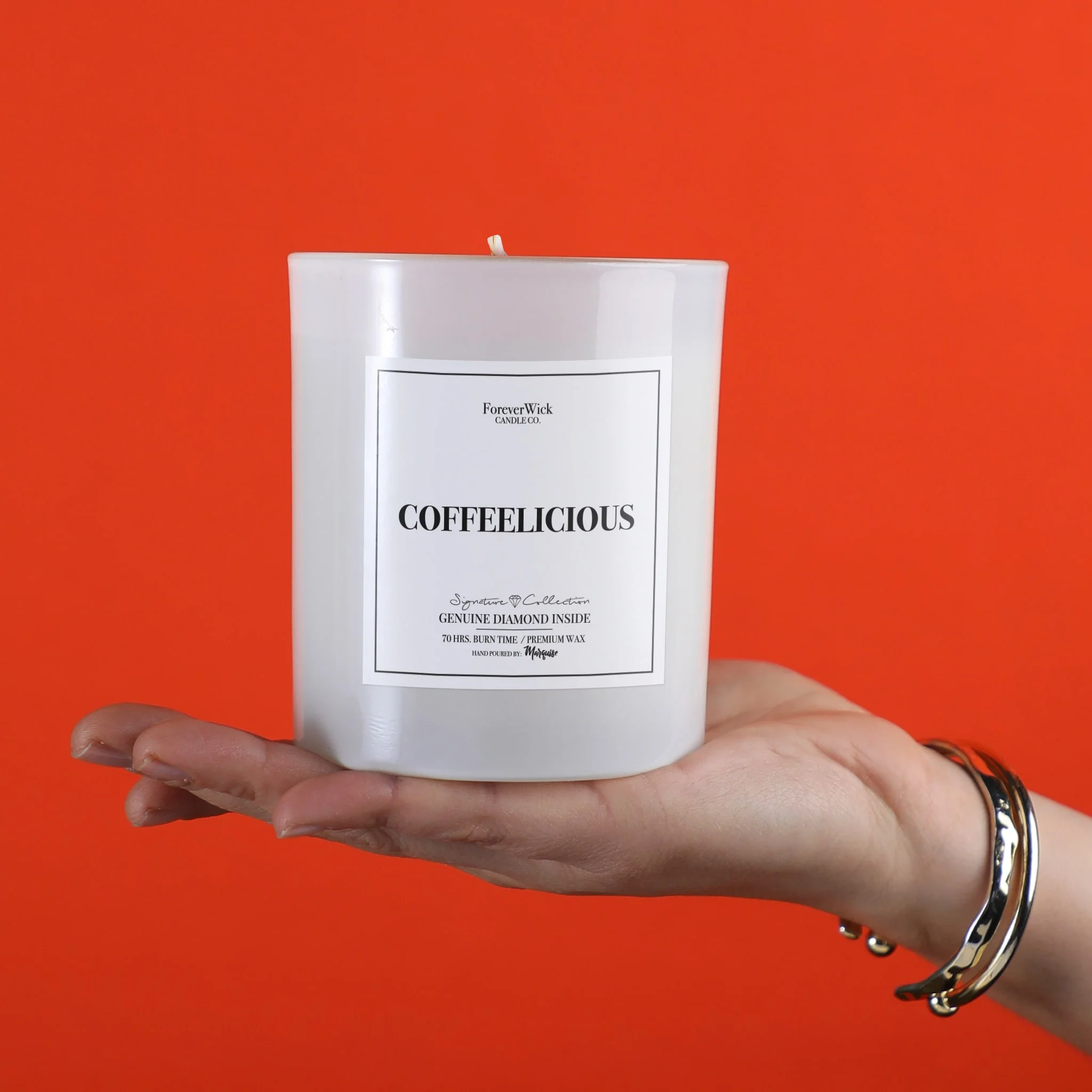 Coffeelicious Diamond Candle - Image 9