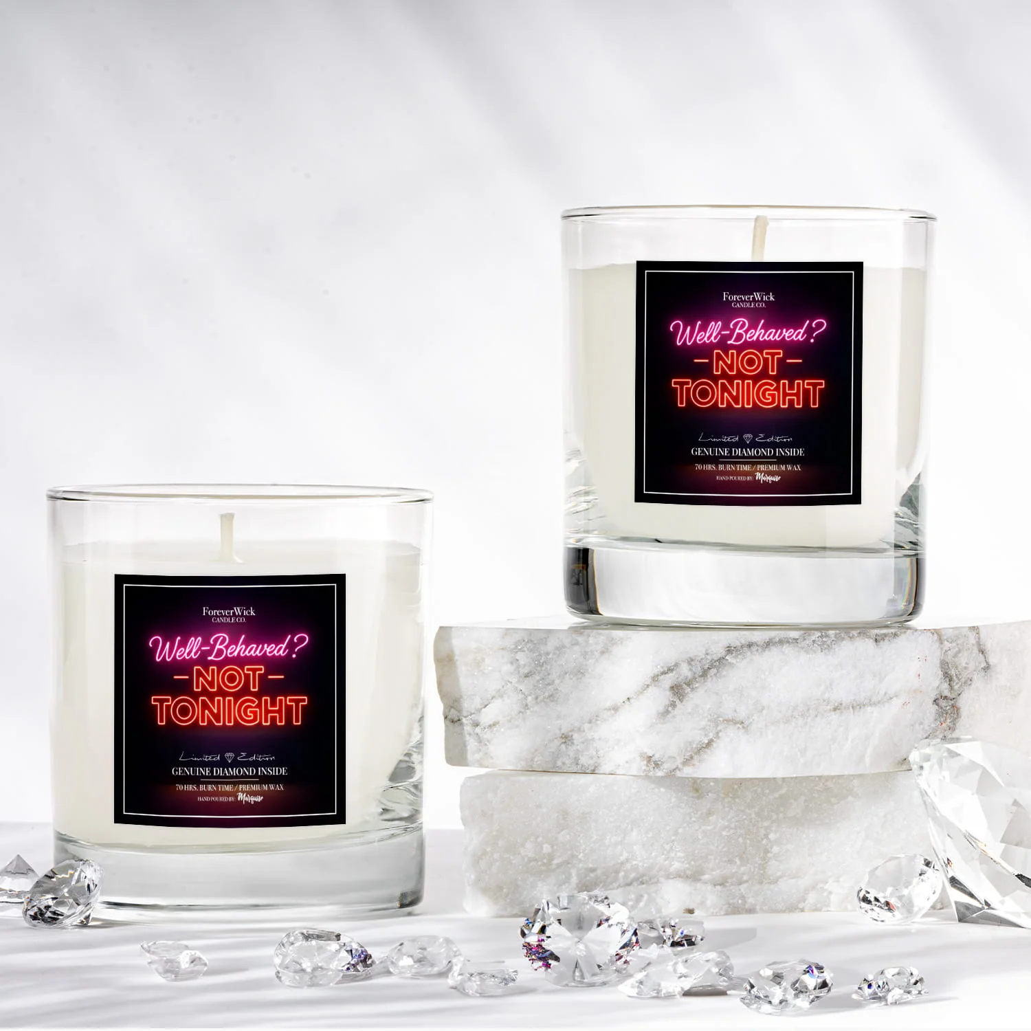 Well Behaved? Not Tonight Diamond Candle - Image 2