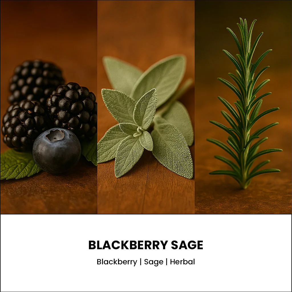 Blackberry Sage Diamond Candle - Image 3